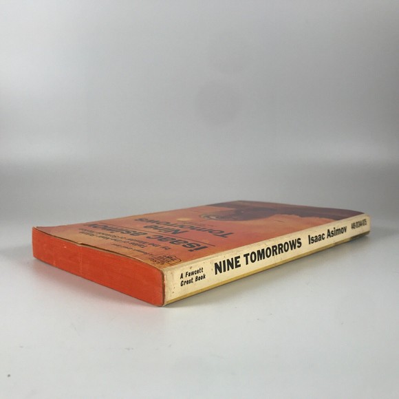 Nine Tomorrows by Isaac Asimov Paperback Fawcett Crest 1969 TI344 - Picture 3 of 5